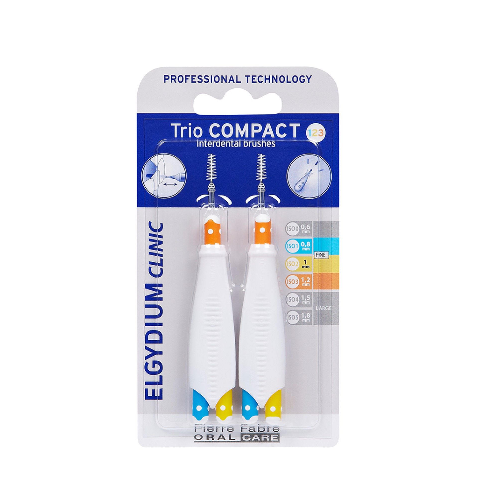 Elgydium Clinic Escovilhão Trio Compact Médio/Estreito