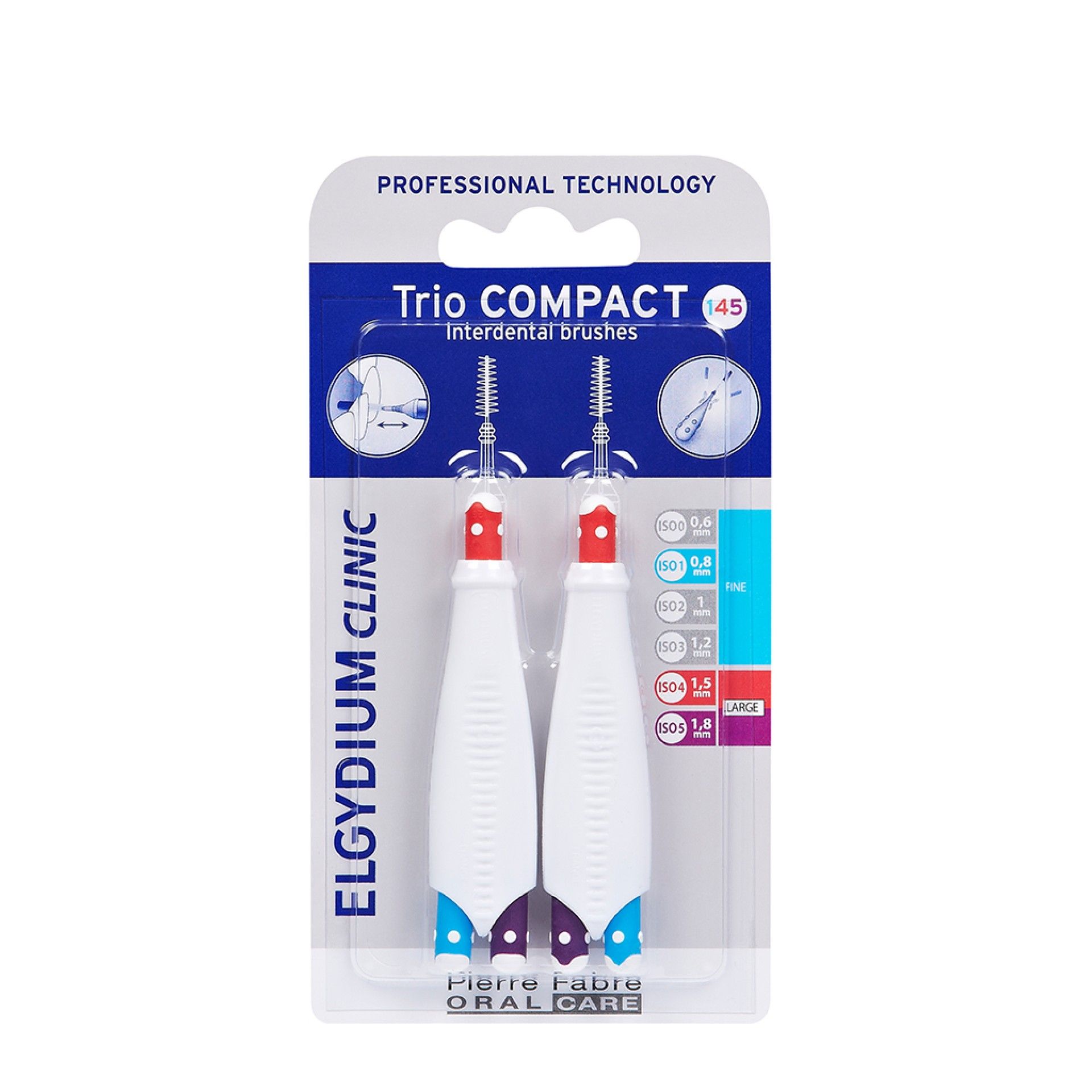 Elgydium Clinic Escovilhão Trio Compact Largo/Misto