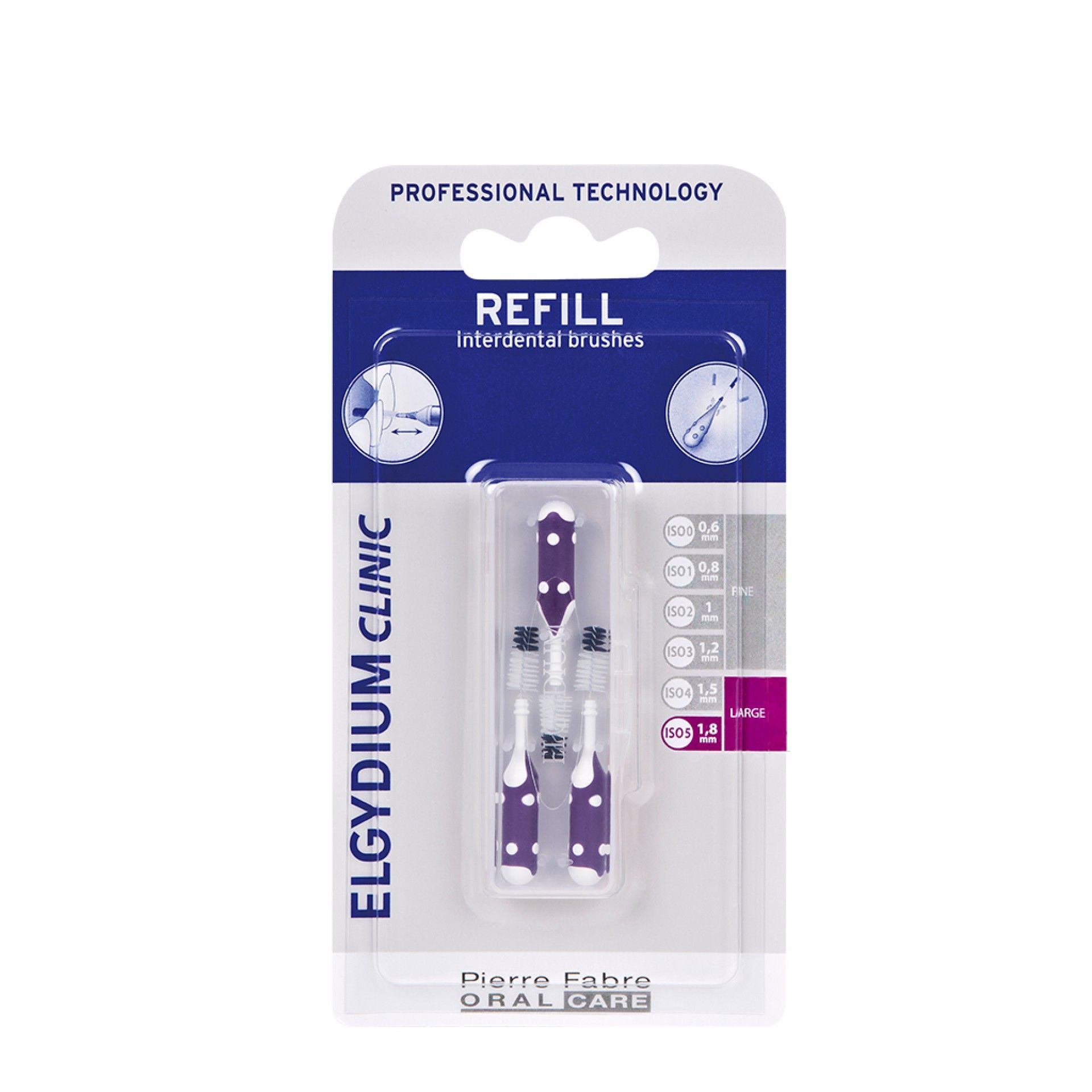 Elgydium Clinic Recarga Flex Escovilhão Violeta Cónico