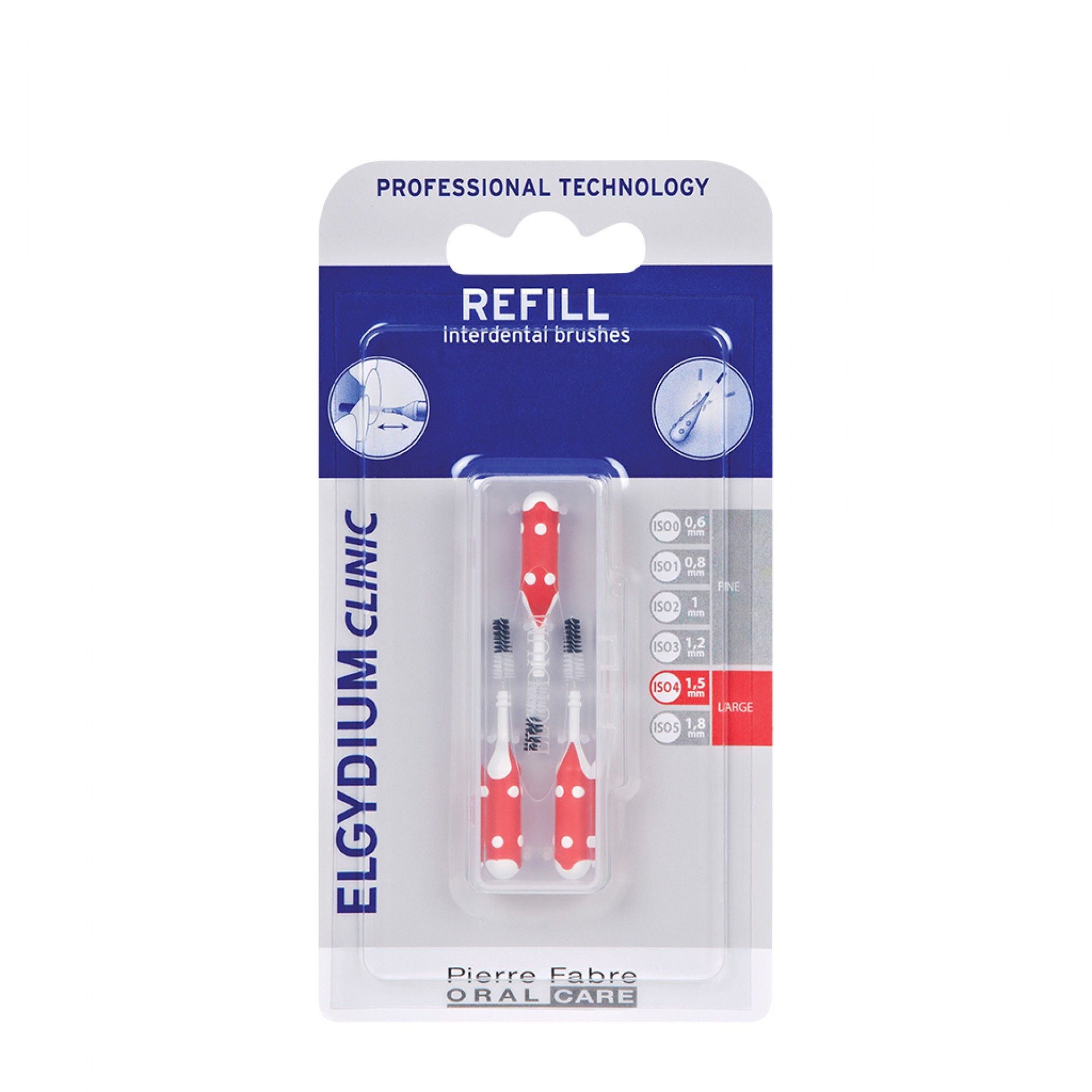 Elgydium Clinic Recarga Flex Escovilhão Encarnado