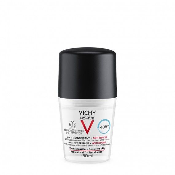 Vichy Homme Desodorizante Anti-Manchas 48H