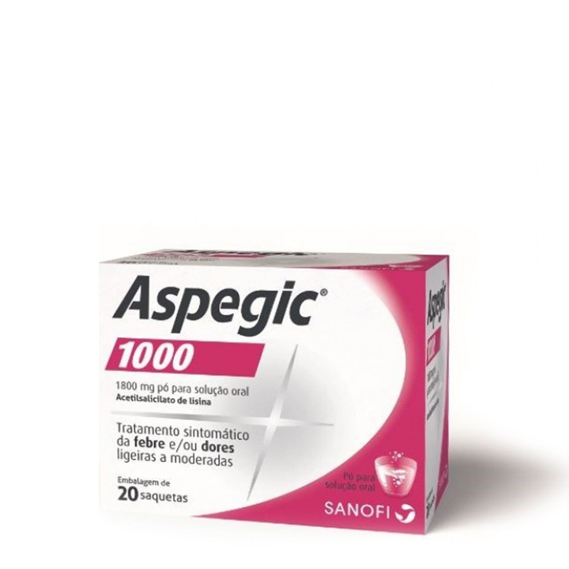 Aspegic 1000 Pó 1 g 20 Carteiras