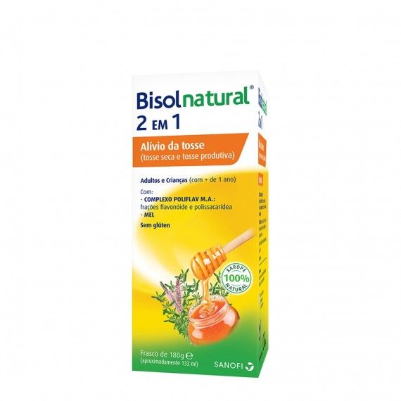 Bisolnatural 2 em 1 Xarope 133 ml