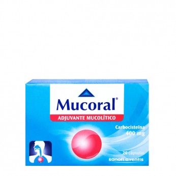 Mucoral 400 mg 20 Cápsulas