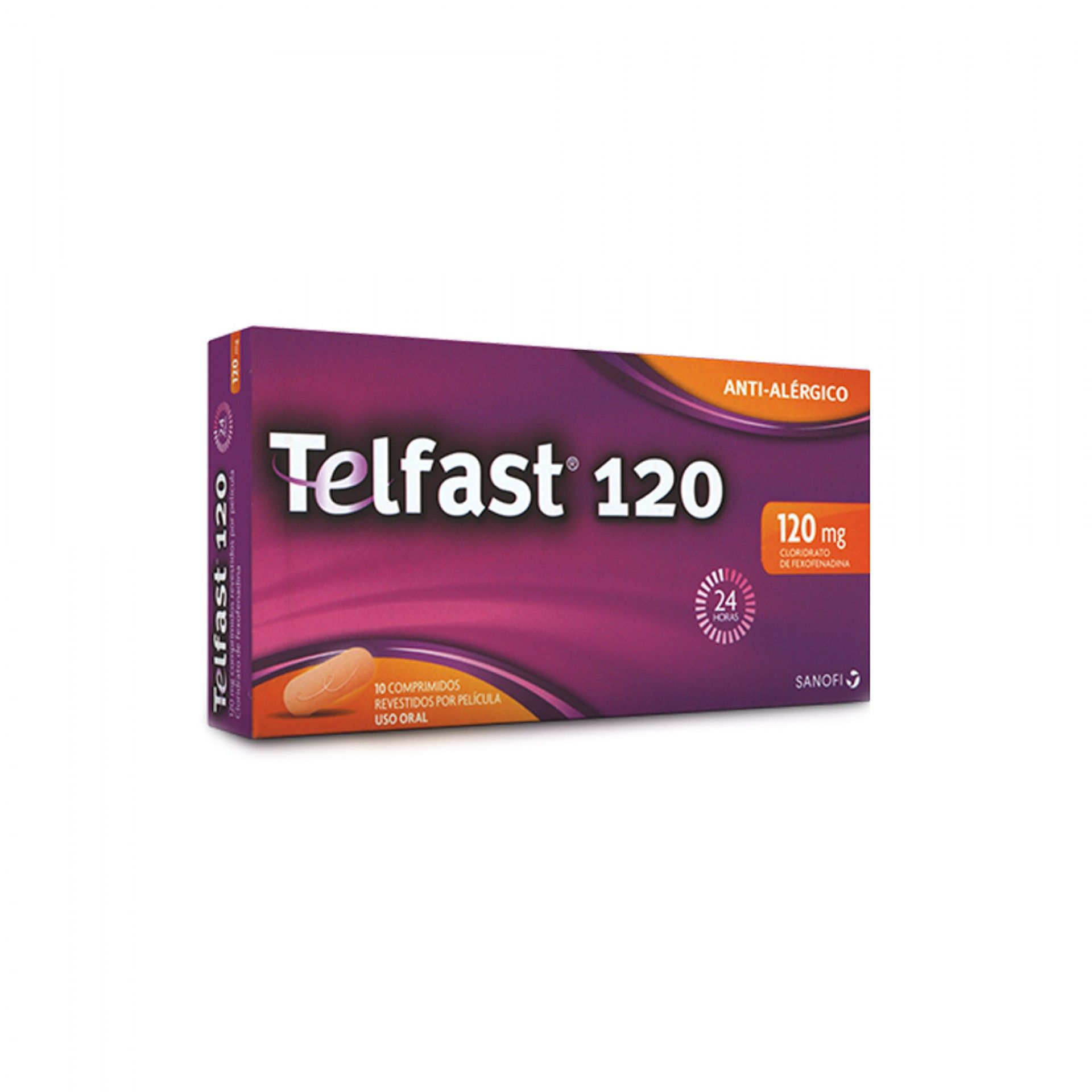 Telfast 120 mg 10 Comprimidos Revestidos