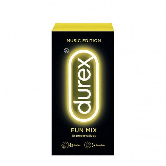 Durex Music Fun Mix 10 Preservativos