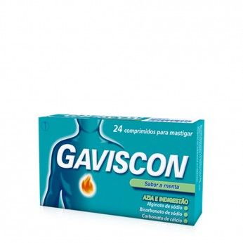 Gaviscon 24 Comprimidos Mastigáveis