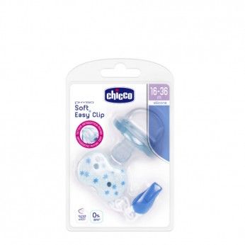 Chicco Chupeta Physio Soft e Easy Clip 16-36m