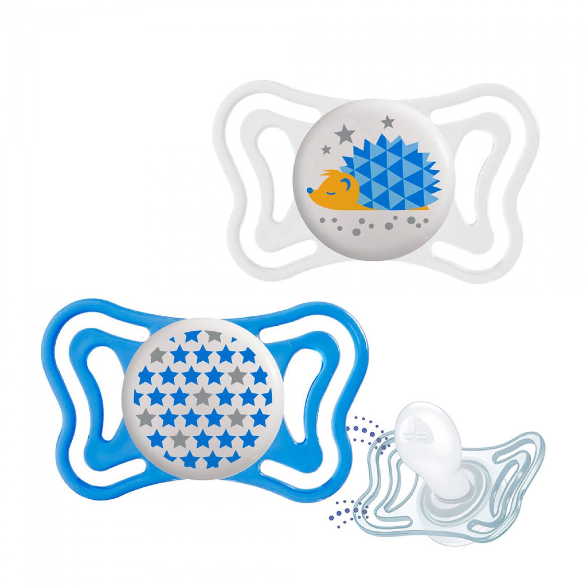 Chicco Chupeta Physio Light Lumi Silicone 16-36m 2 un