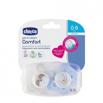 Chicco Chupeta Physio Comfort Boy 0-6m 2 un