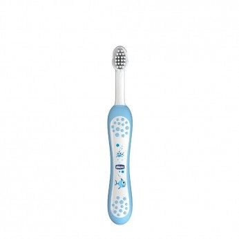 Chicco Escova de Dentes Azul 6m+