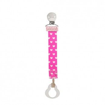 Chicco Clip Chupeta Coraes Rosa 0m+