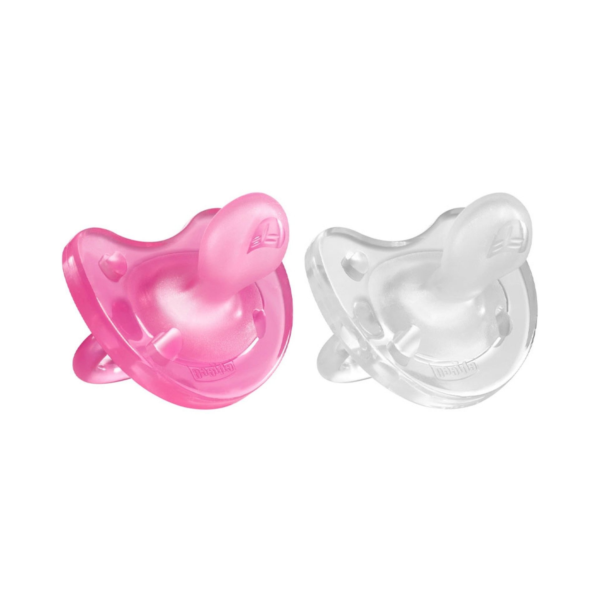 Chicco Chupeta Physio Soft Silicone Rosa 0-6m 2 un