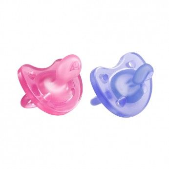 Chicco Chupeta Physio Soft Silicone Rosa 16-36m 2 un