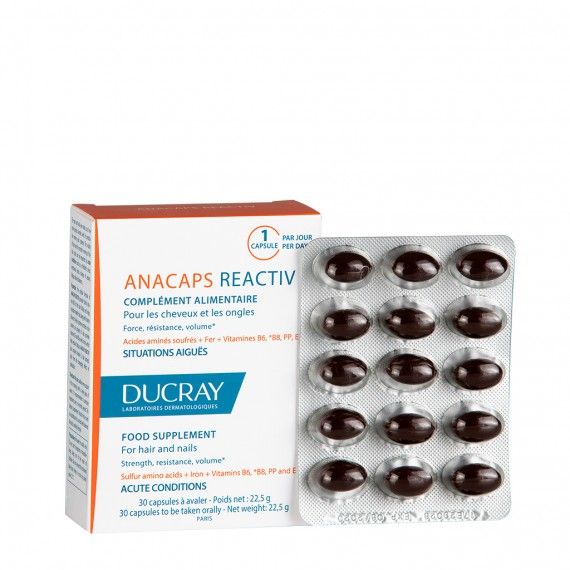 Ducray Anacaps REACTIV 30 Cápsulas