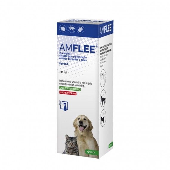 Amflee 2,5 mg/ml Ces e Gatos 100 ml