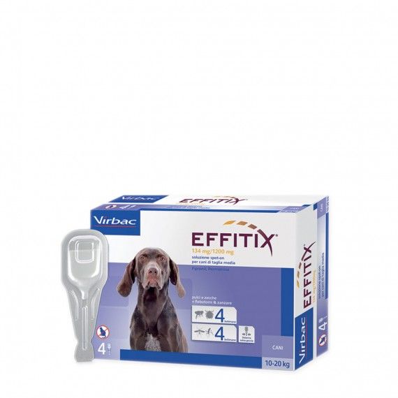 Effitix 134 mg/1200 mg Ces 10-20 kg 4 Pipetas