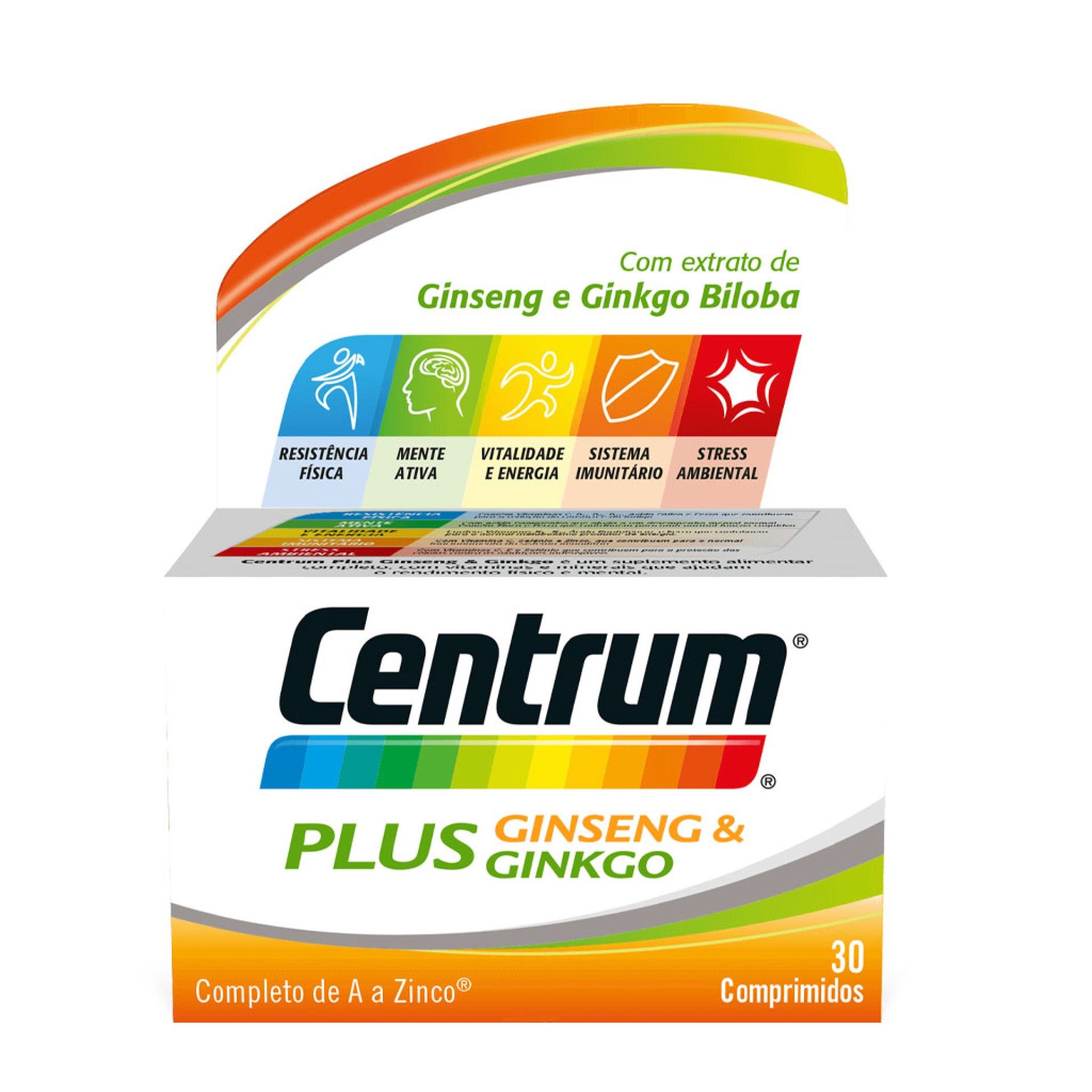 Centrum Plus Ginseng & Ginkgo Comprimidos