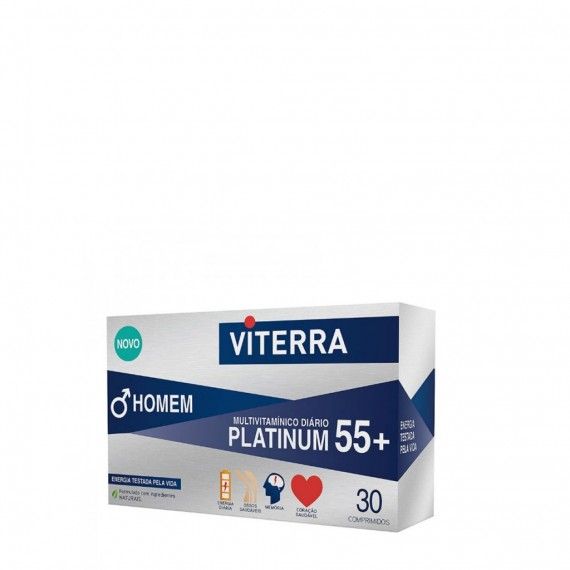 VIterra Platinium 55+ Homem 30 Comprimidos