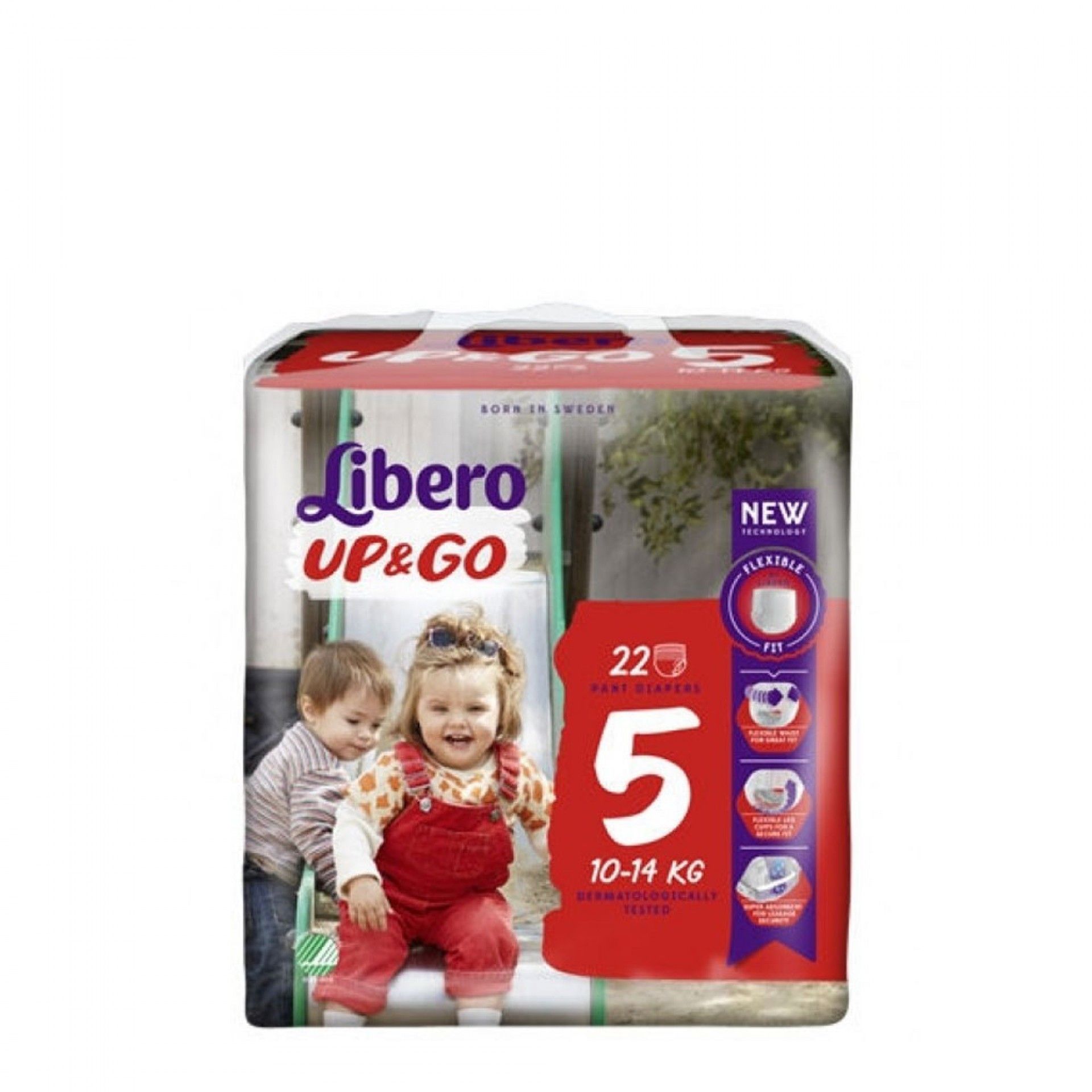 Libero UP&GO Fraldas Tamanho 5 22 un