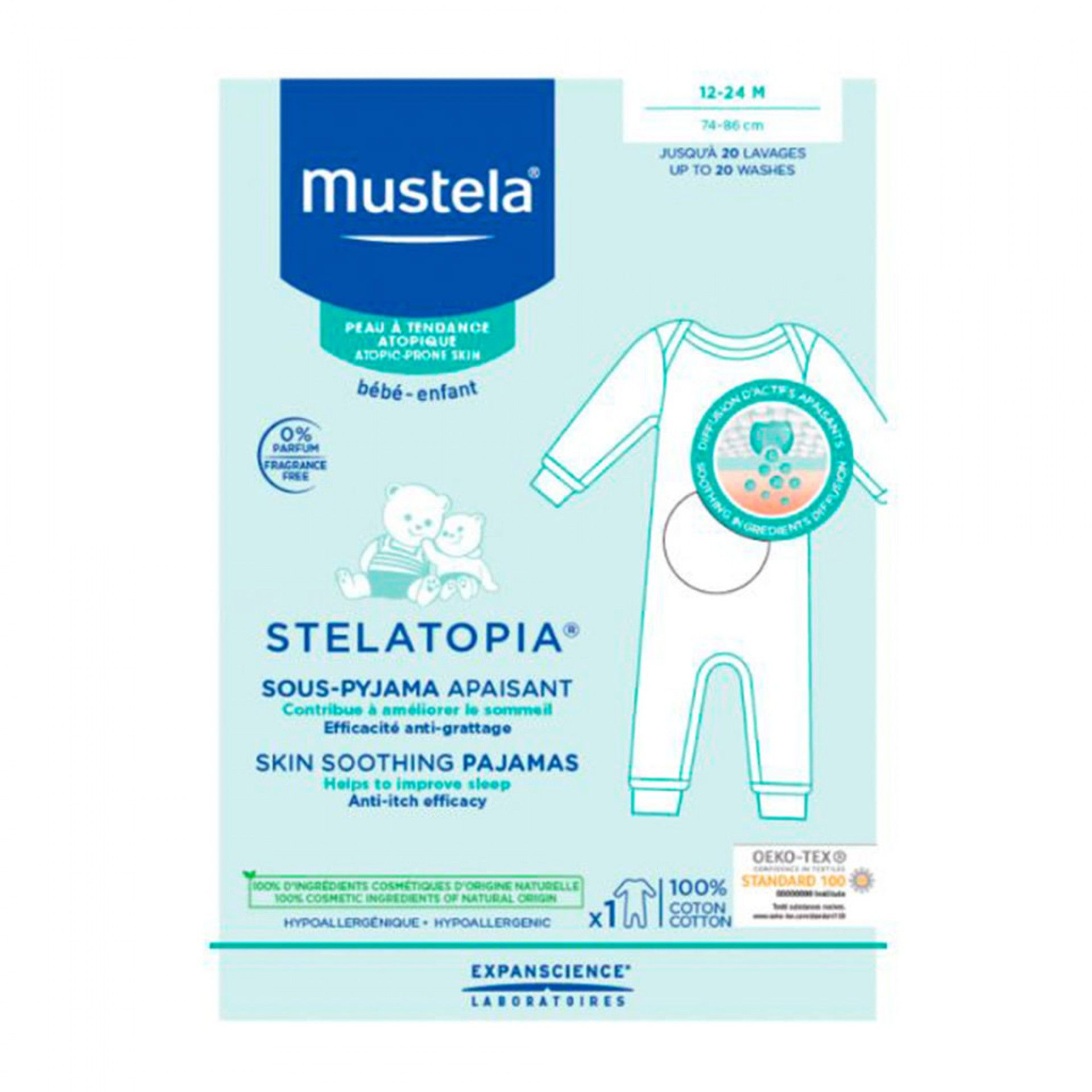Mustela Bebé Stelatopia Pijama Calmante 12-24 meses