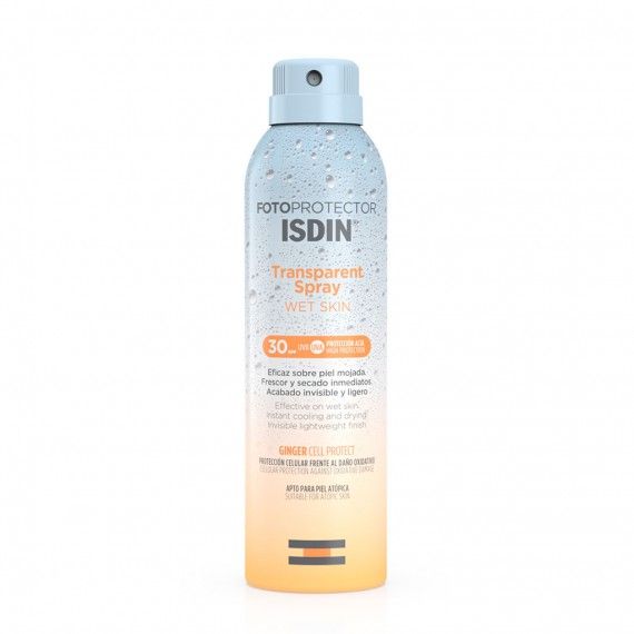 Isdin Fotoprotector Wet Skin Spray Transparente SPF30