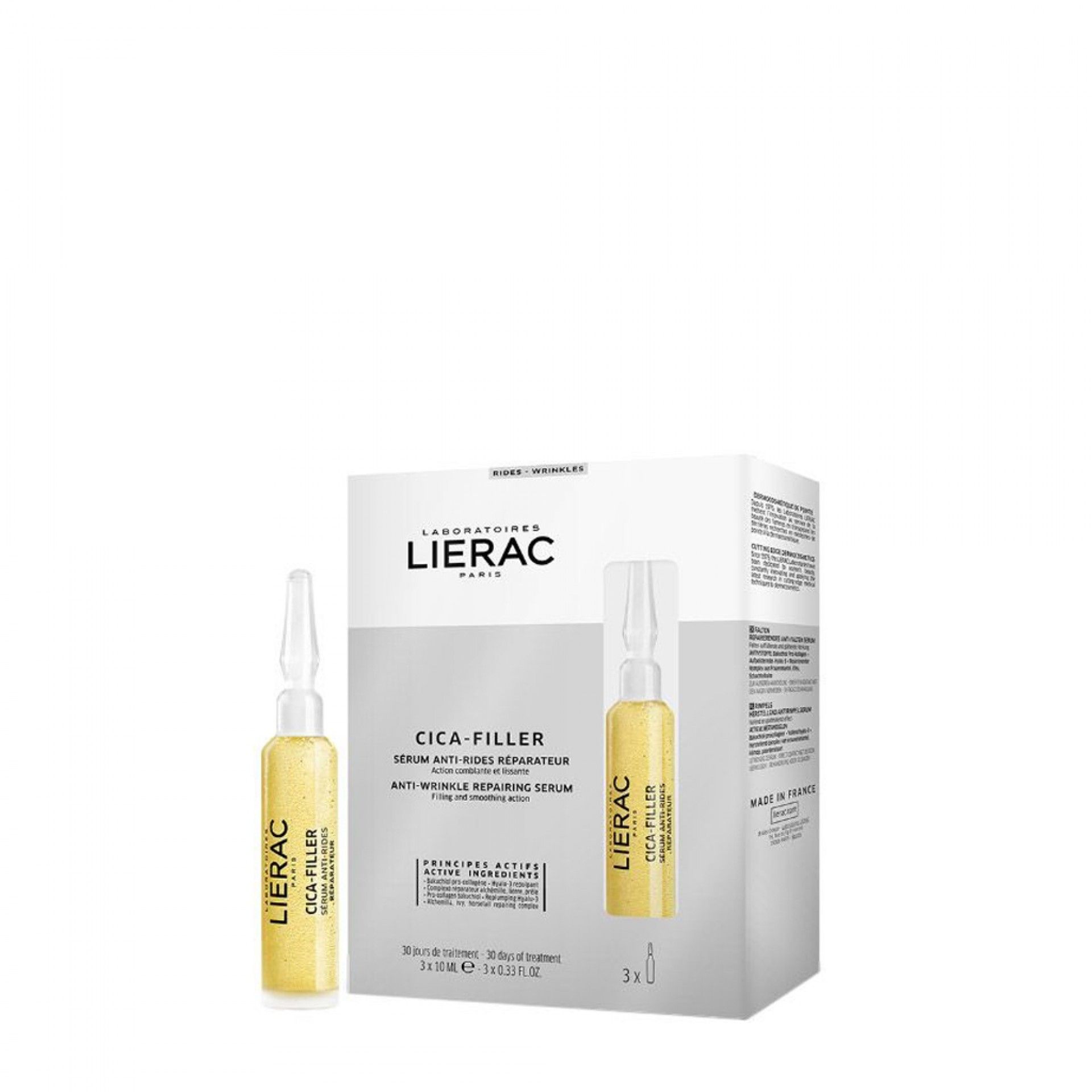 Lierac Cica-Filler Sérum Antirrugas Reparador Ampolas