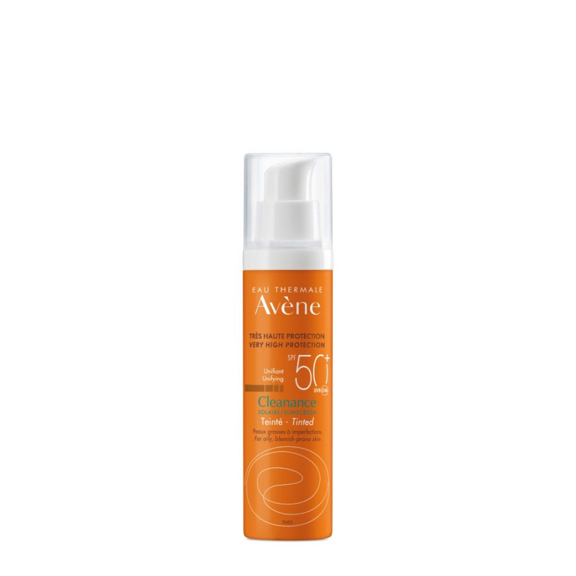 Avène Solar Cleanance com Cor SPF50+