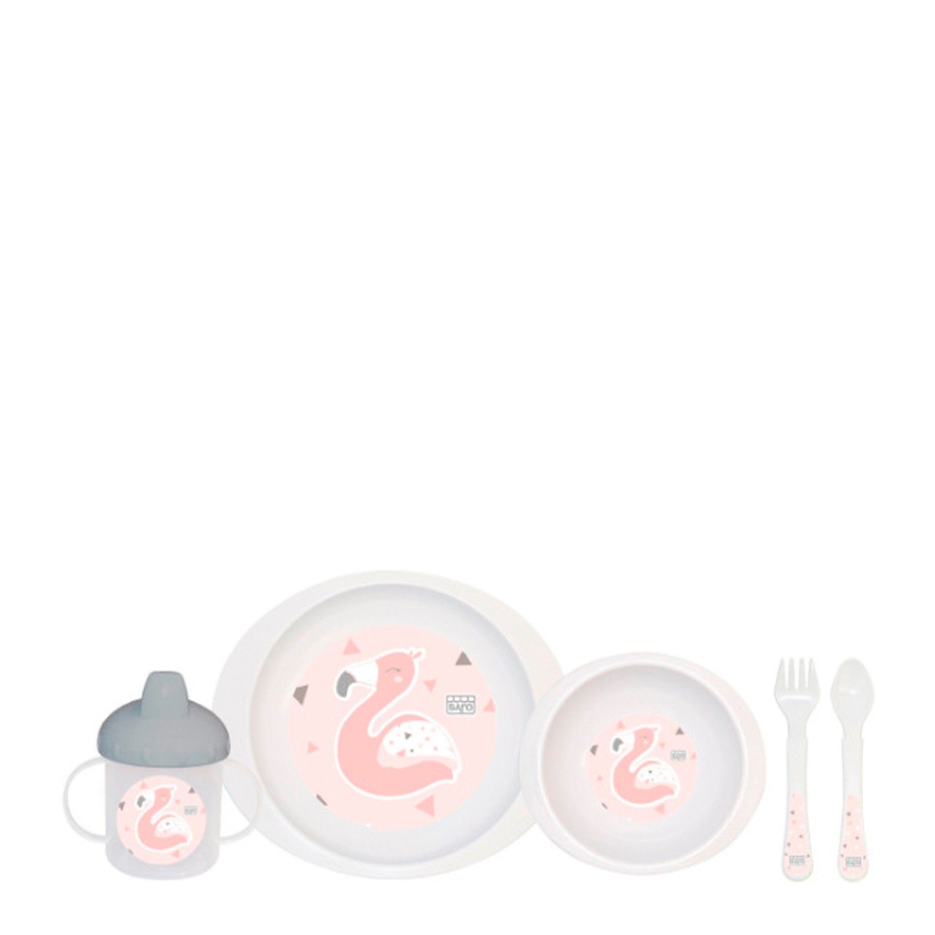 Saro Louças Pocket Jungle Party Flamingo