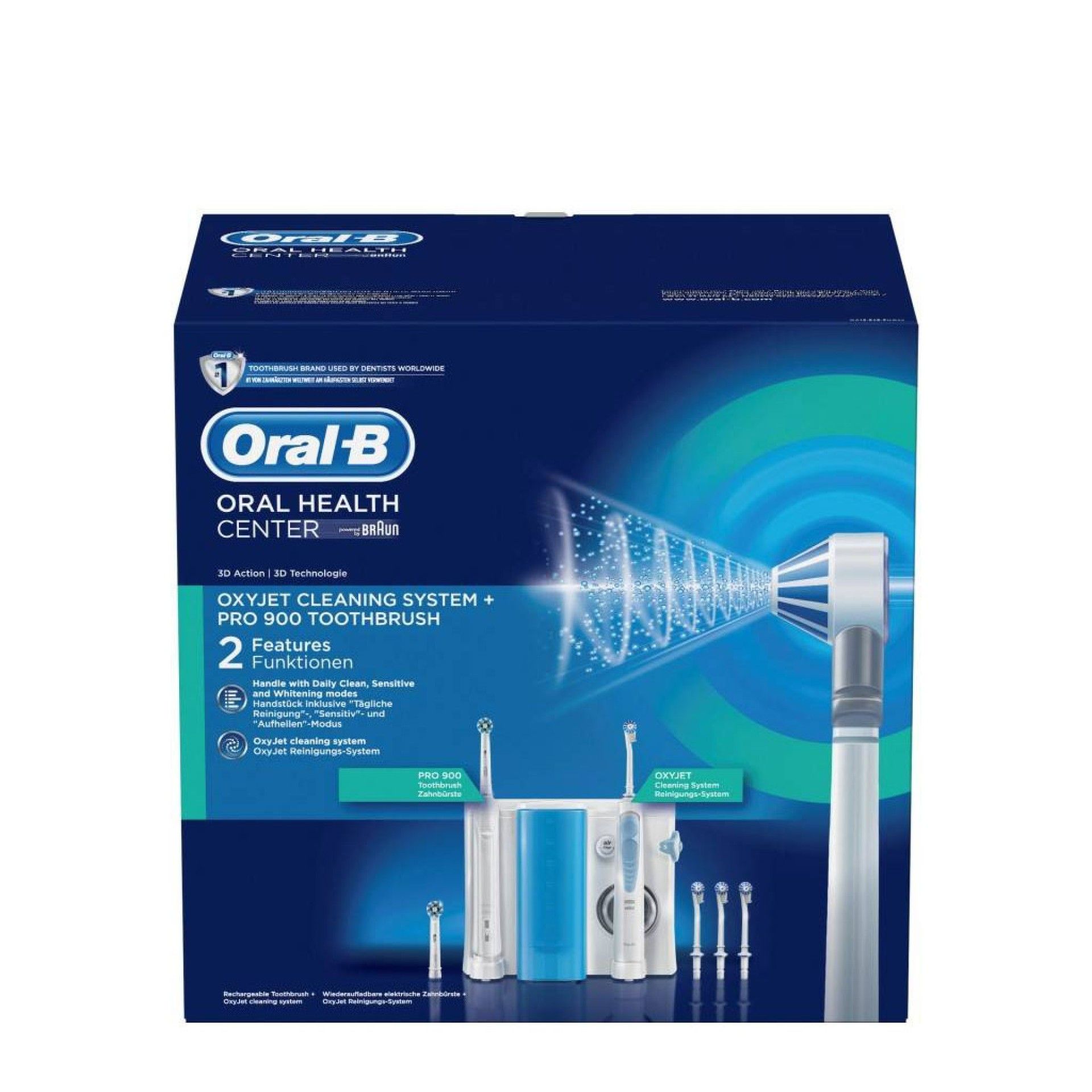 Oral B Professional Care Centro Dentário Oxyjet OFERTA Escova Pro900