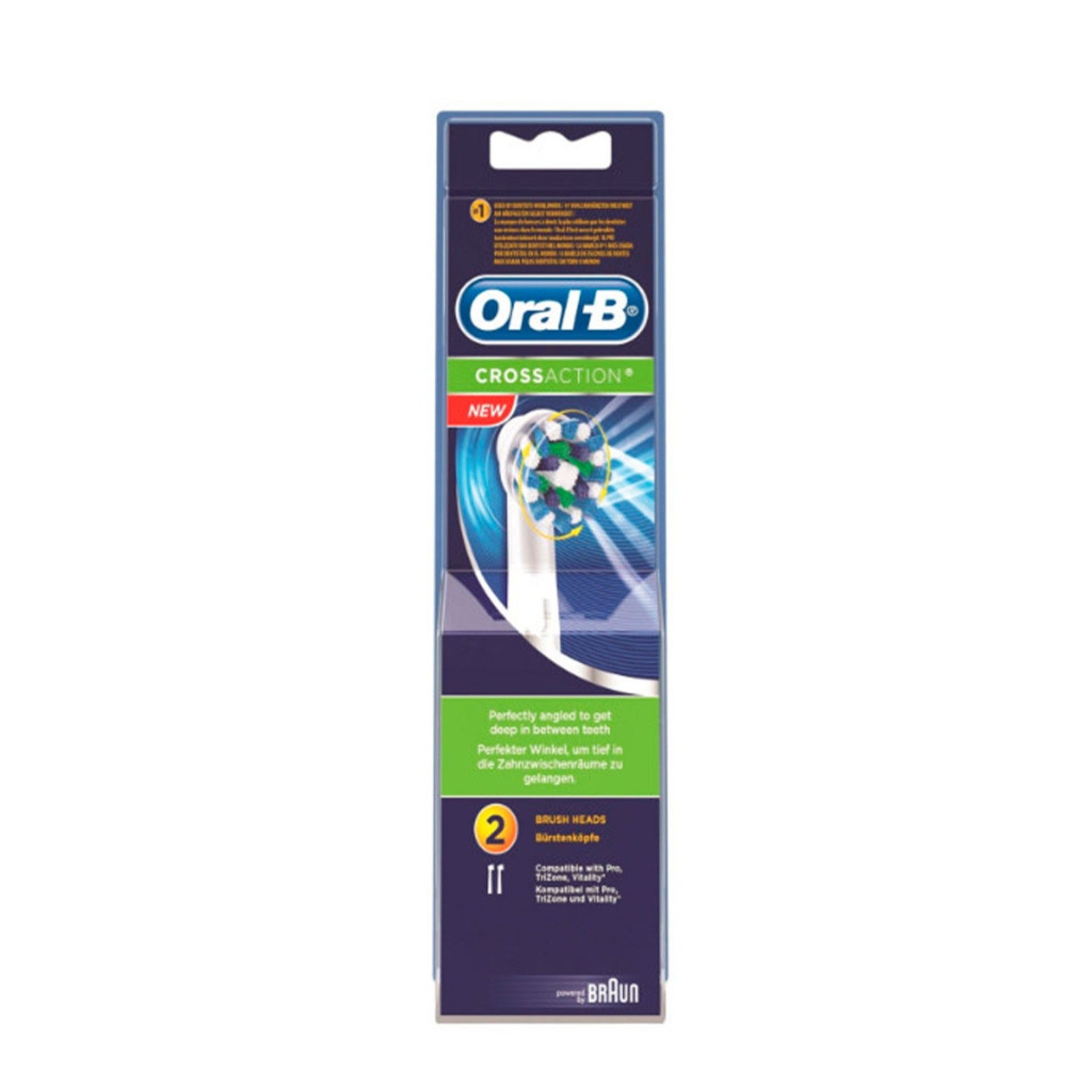 Oral B CrossAction Recargas Escova Elétrica