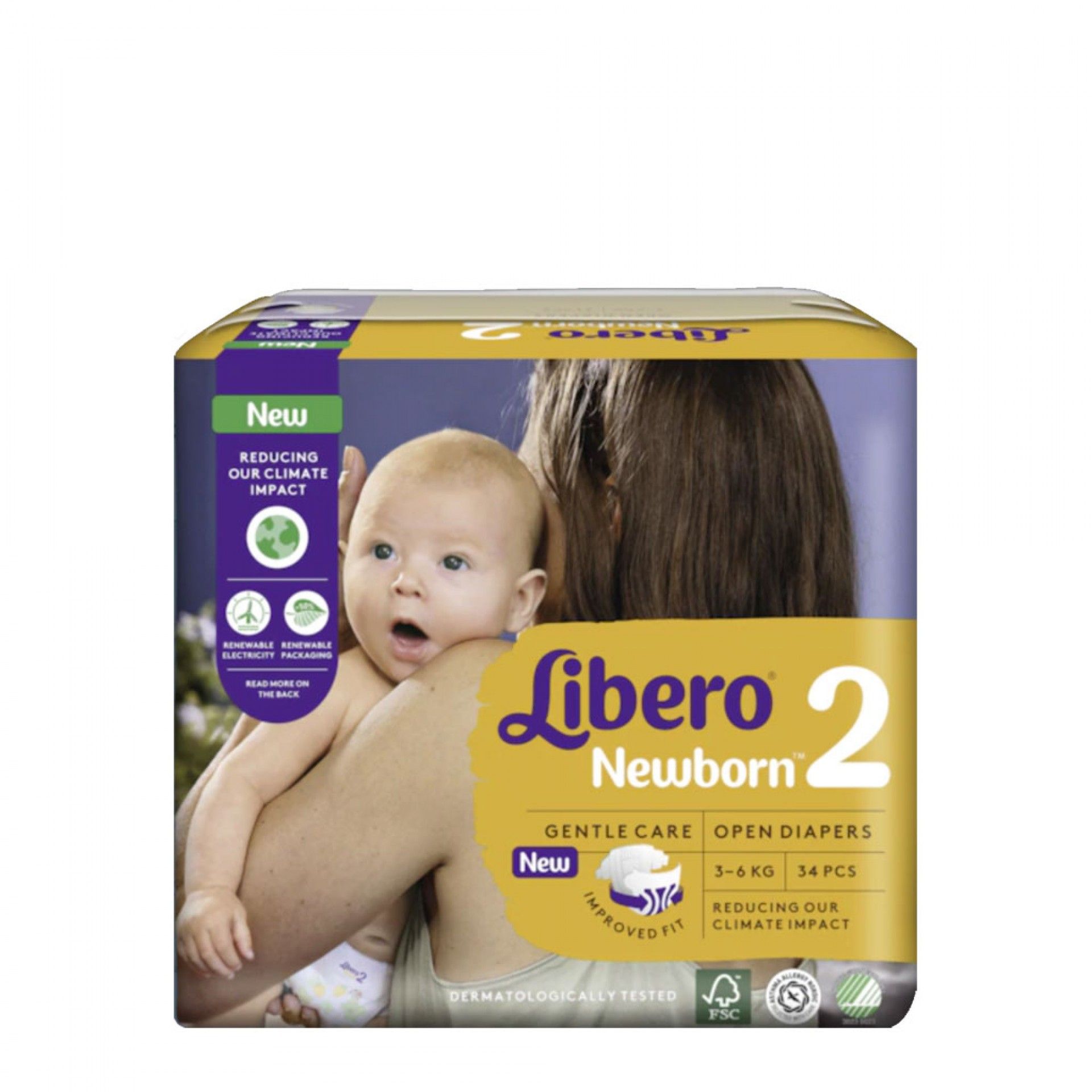 Libero Newborn Fraldas Tamanho 2
