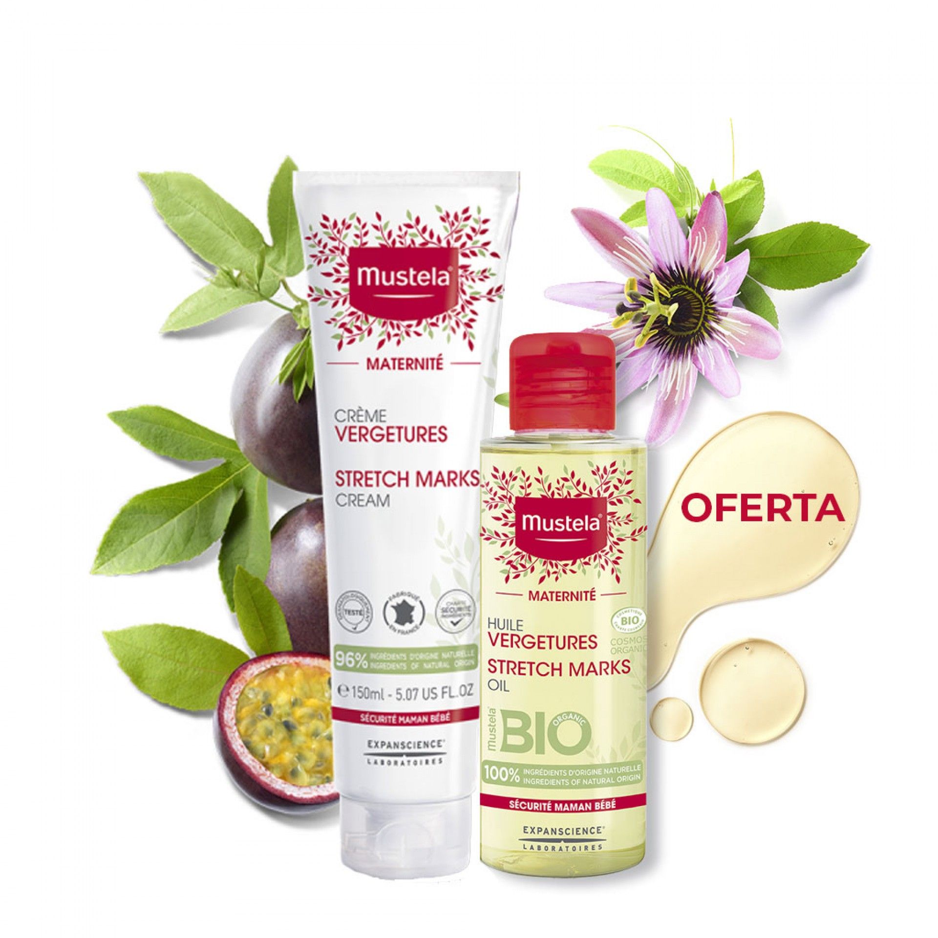 Mustela Creme Estrias Sem Perfume OFERTA Óleo Bio