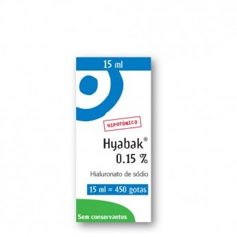 Hyabak Soluo Lentes/Olhos 15 ml