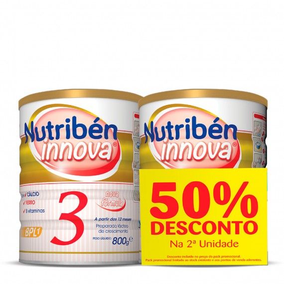 Nutribn Leite Innova 3 DUO -50% 2 Uni