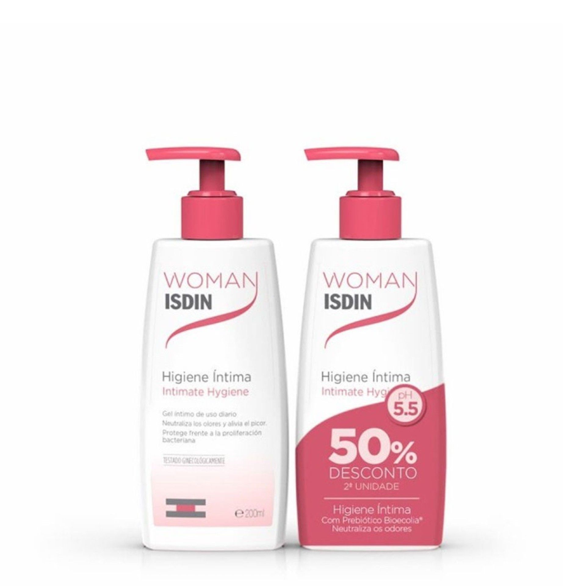 Isdin Woman Gel Higiene Intima DUO -50% 2ª Un.