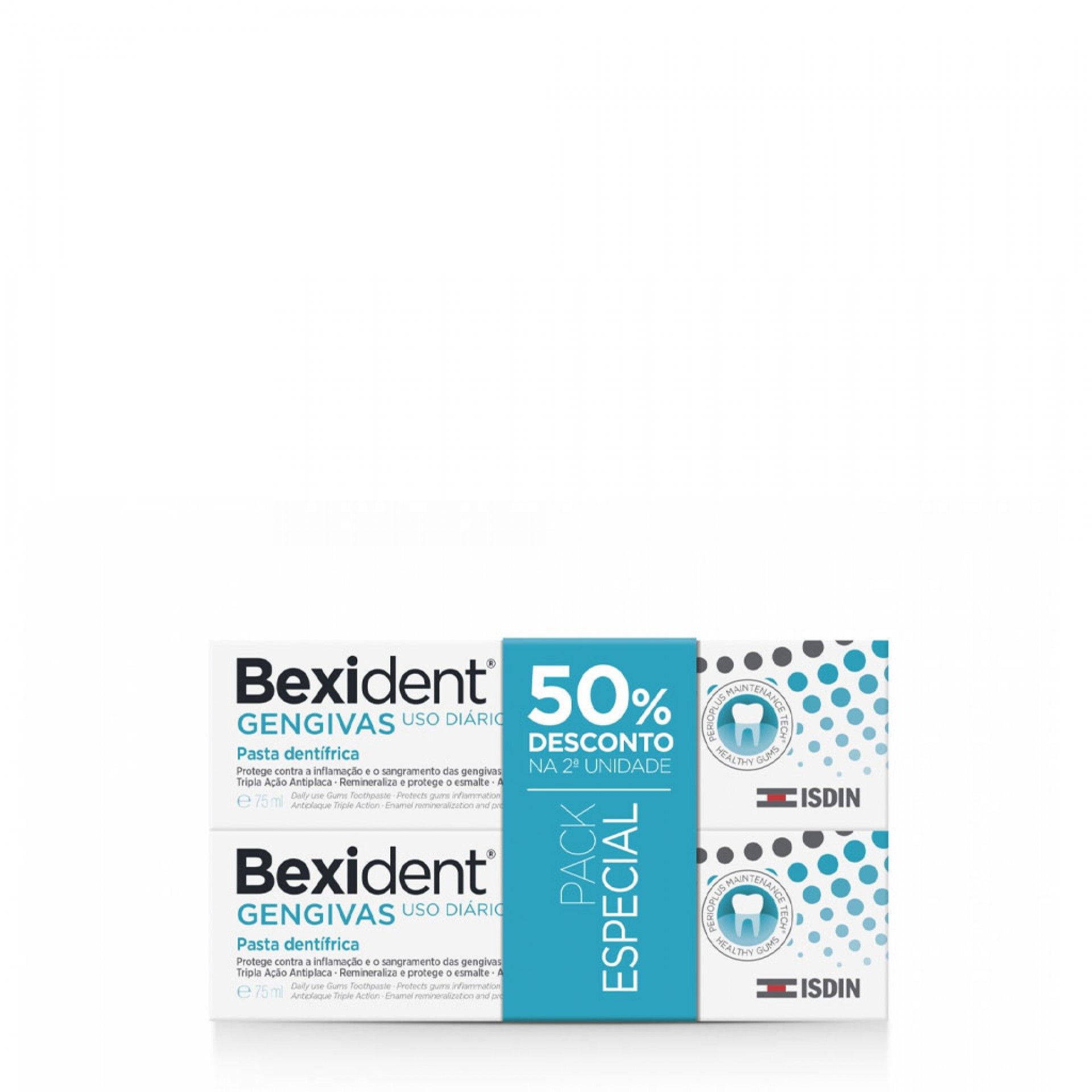 Bexident Gengivas Pasta Dentífrica Triclosan DUO -50% 2ª Un.