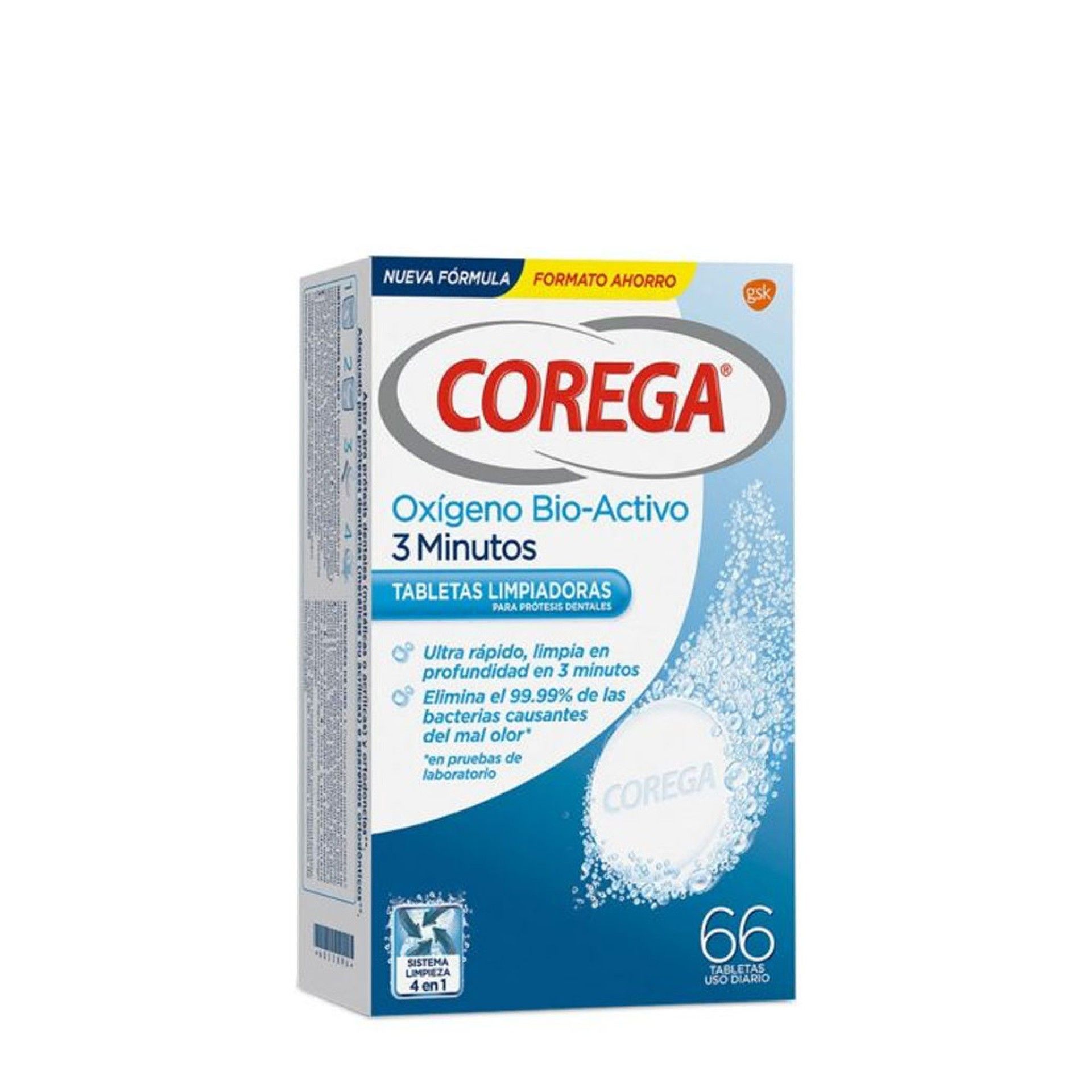 Corega Bioactivo Limpeza Prótese