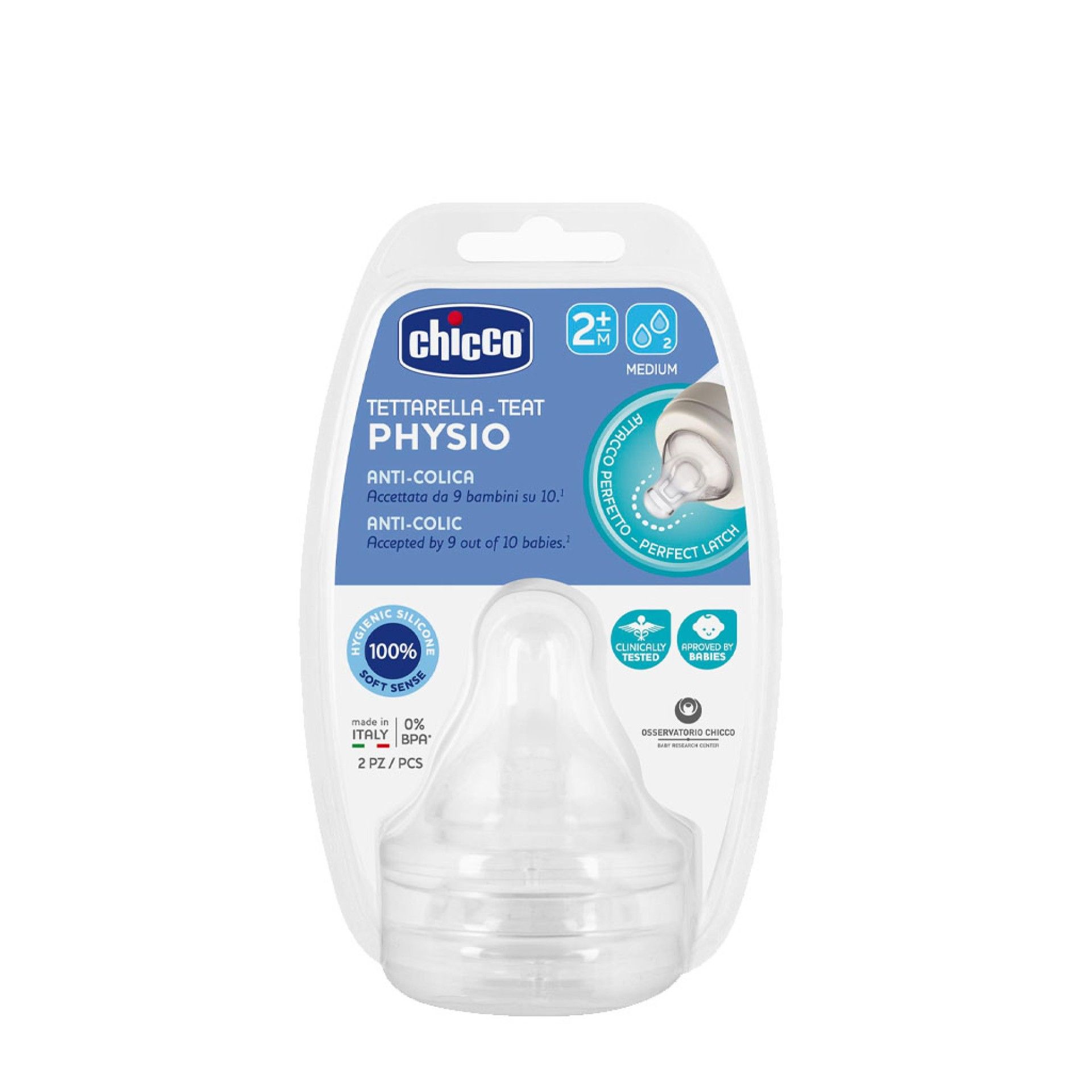 Chicco P5 Tetina Silicone Médio