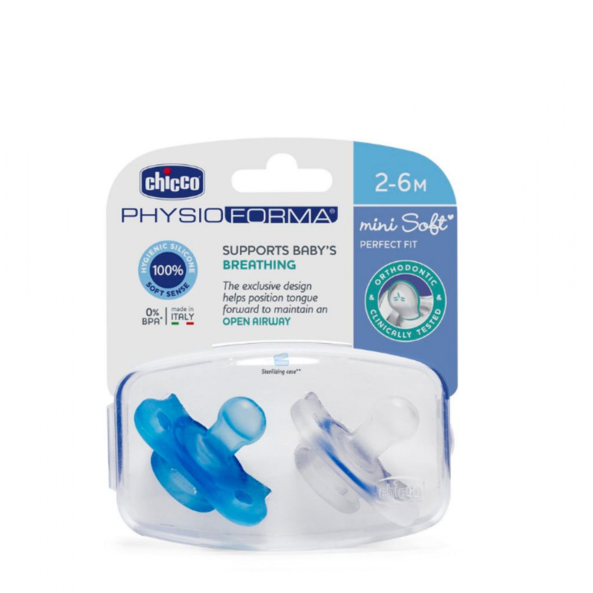 Chicco Chupeta Physio Mini Soft Boy