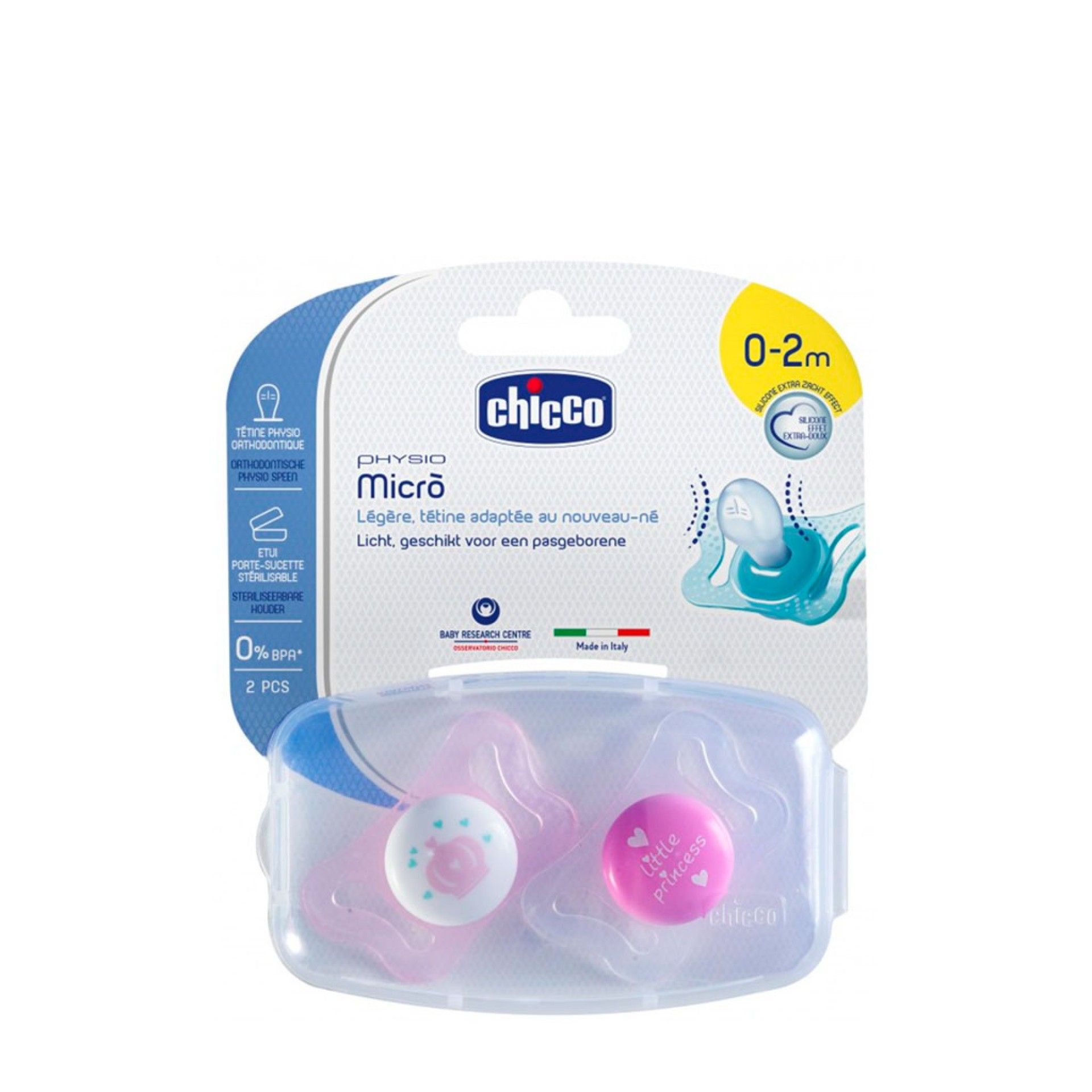 Chicco Chupeta Physio Micro Silicone