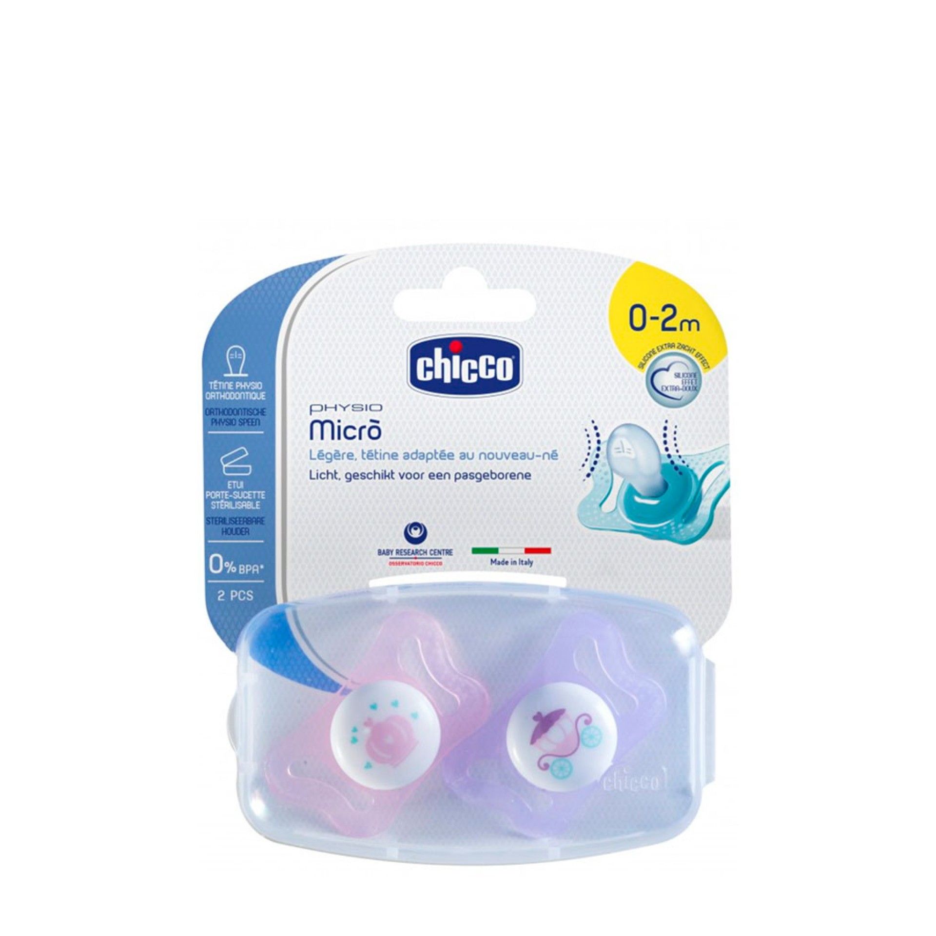 Chicco Chupeta Physio Micro Silicone