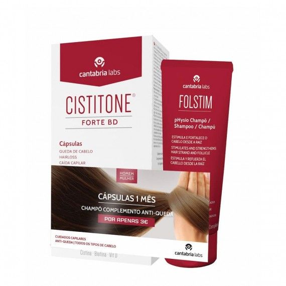 Cistitone Forte BD 60 Cápsulas + Folstim Physio por +3€