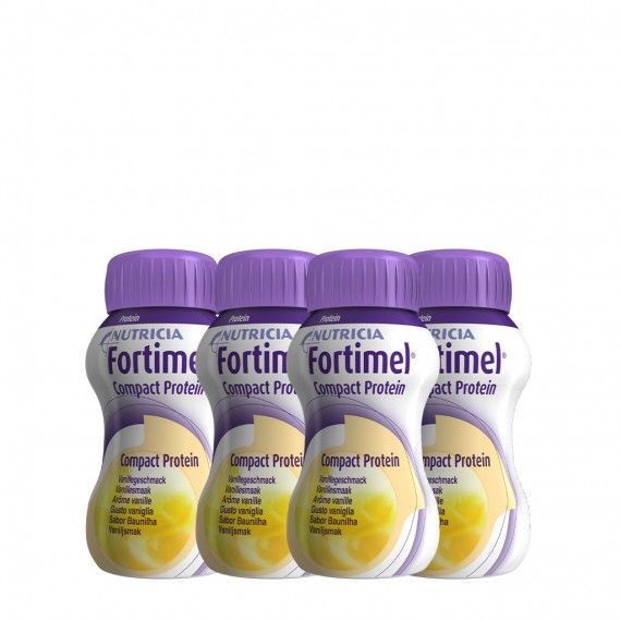 Fortimel Compact Protein Baunilha Pack 4