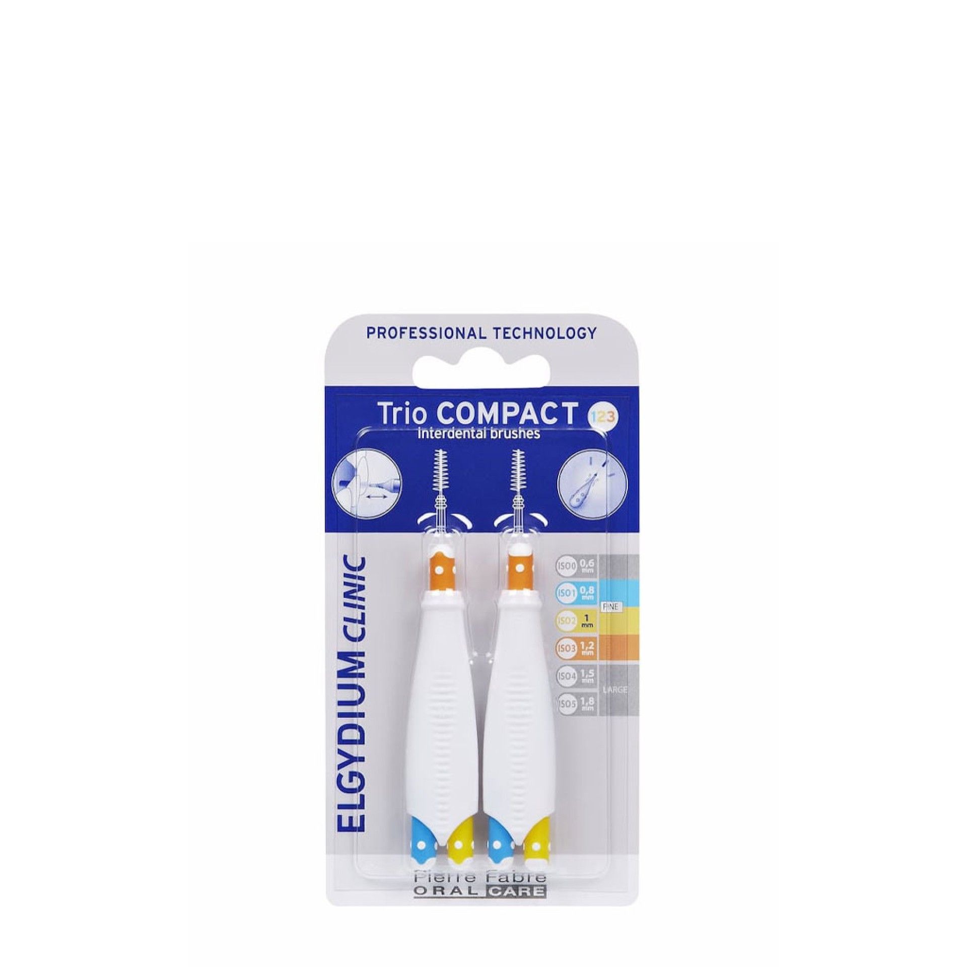Elgydium Clinic Escovilhão Trio Compact Estreito/Misto