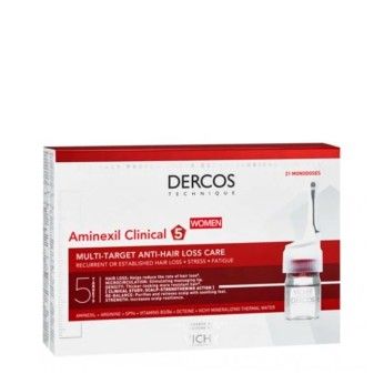 Dercos Aminexil Clinical 5 - Mulher Dercos Aminexil Clinical 5 - Mulher