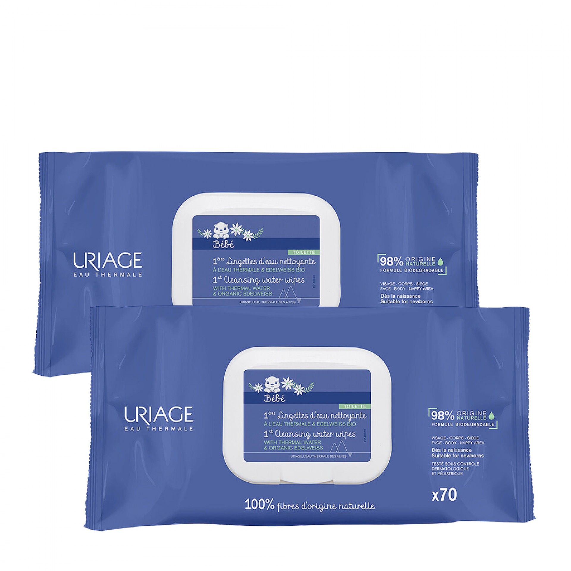 Uriage Bebé 1ª Toalhitas DUO