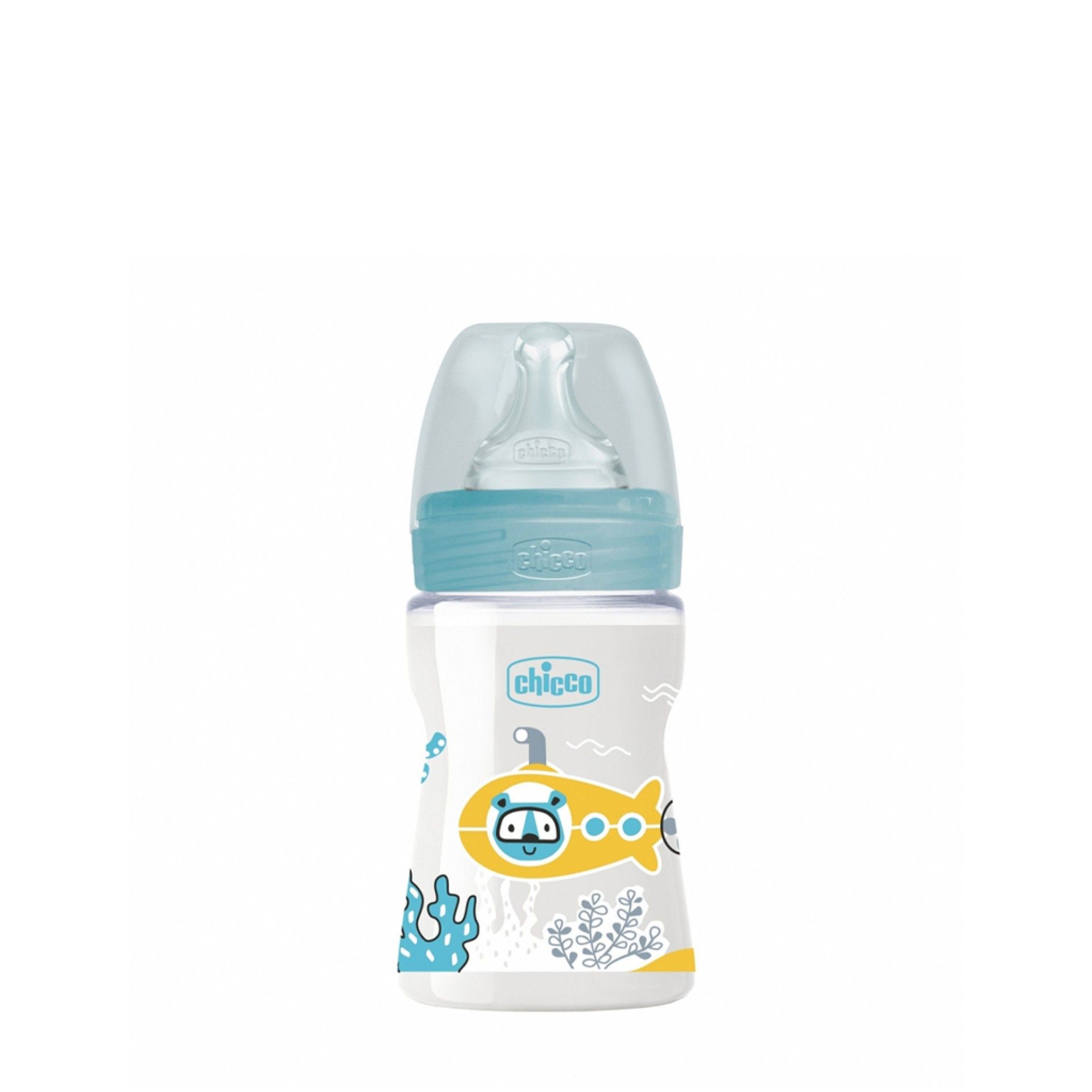 Chicco Biberão Well Being Fluxo Lento Azul 0m+