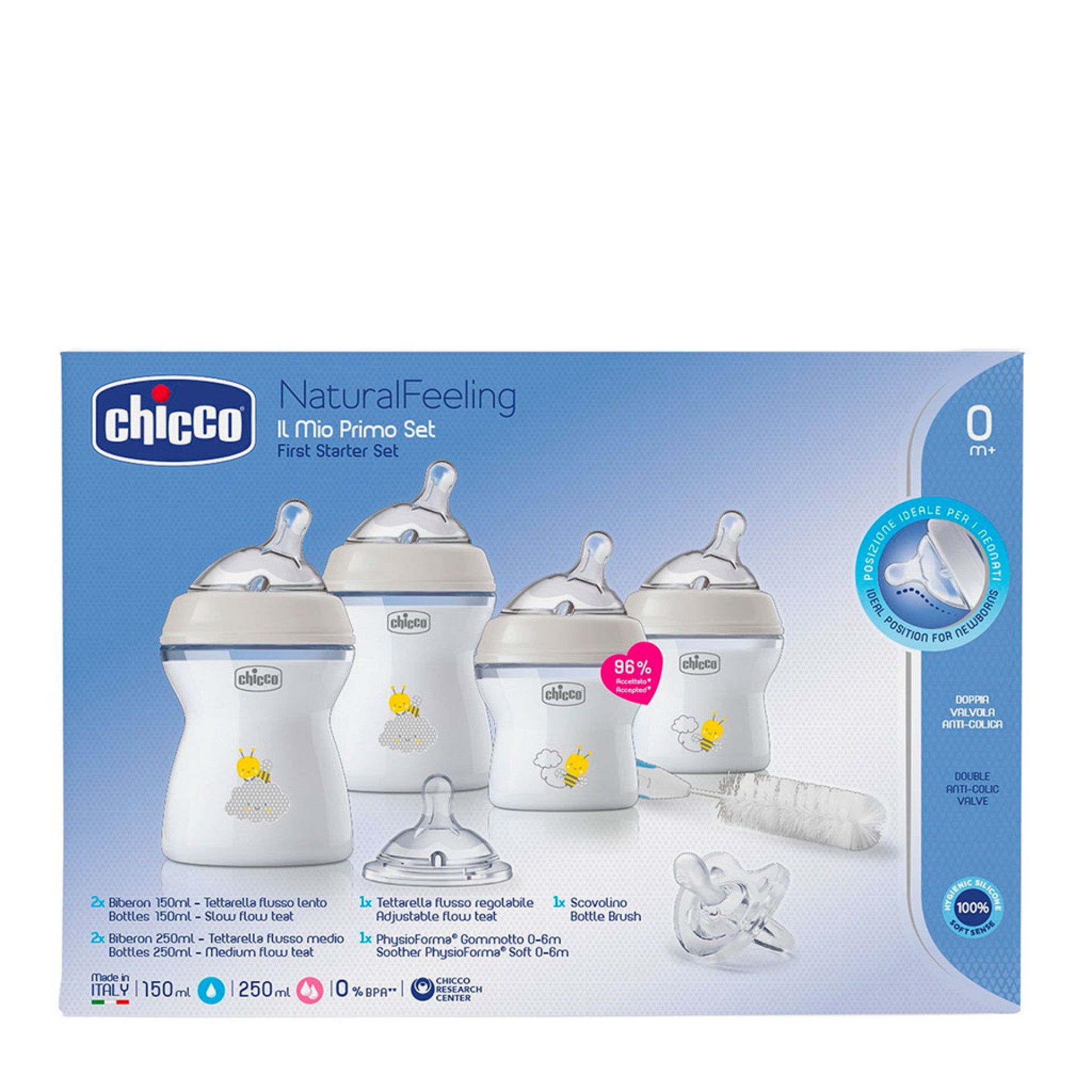 Chicco Natural Feeling Recém-Nascido 0m+ Pack Large