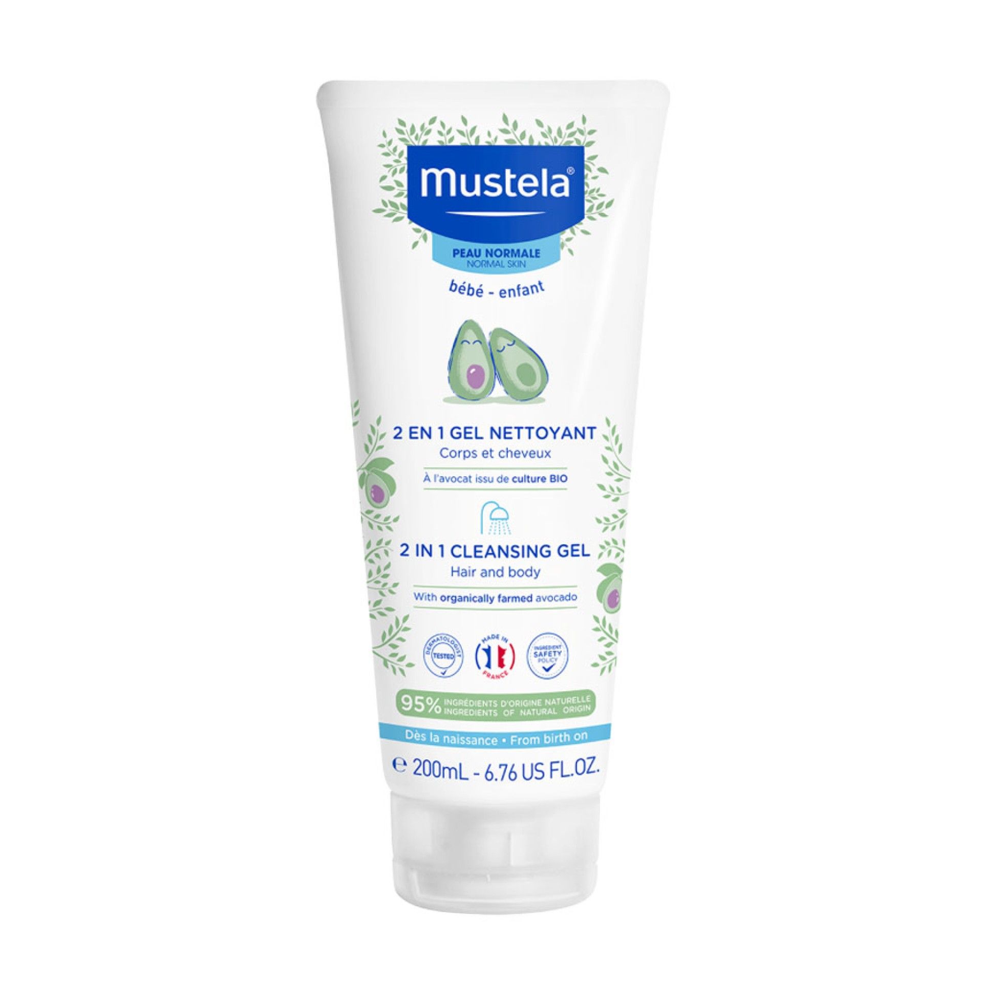 Mustela Bebé Gel de Banho Pele Normal 2em1